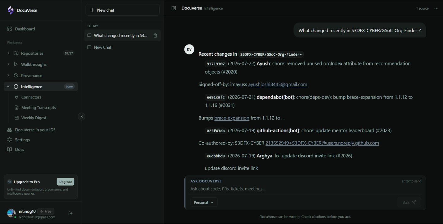 DocuVerse Chatbot